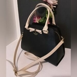 Kate Spade Black and Cream Handbag